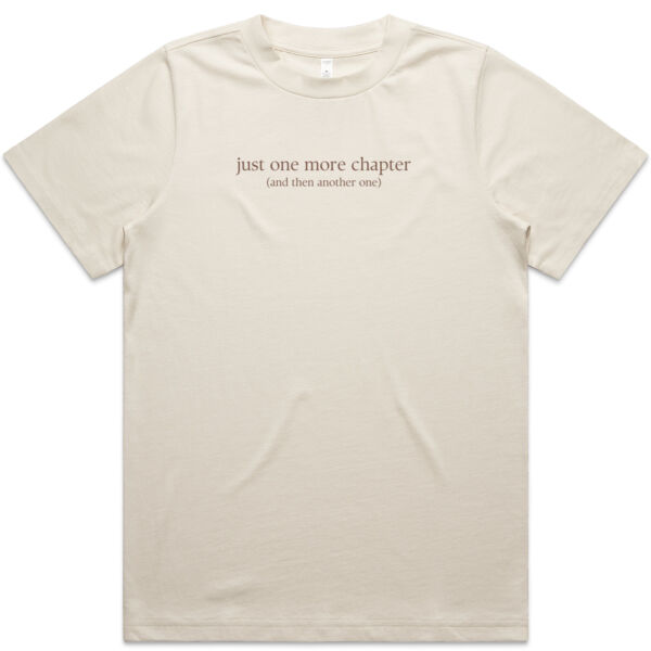 The One More Chapter Tee - Ecru Thumbnail