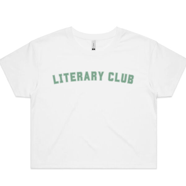 The Literary Club Crop Tee Thumbnail