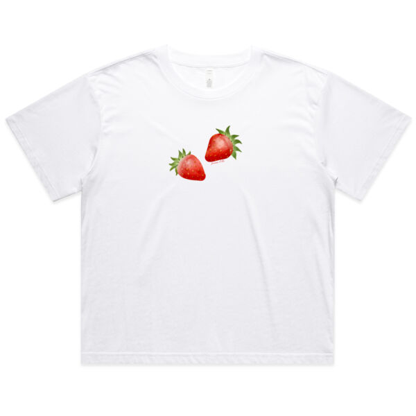 Summer Strawberries Crop Tee Thumbnail
