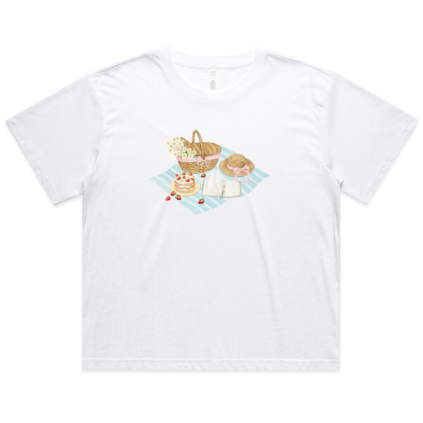 Picnic Pages Crop Tee Thumbnail