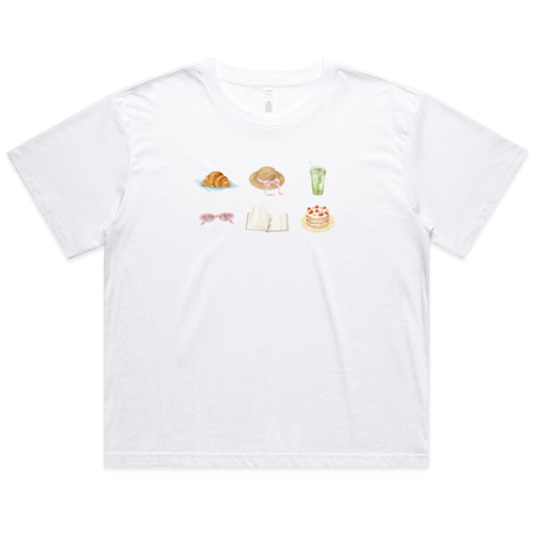 Readers' Picnic Crop Tee Thumbnail