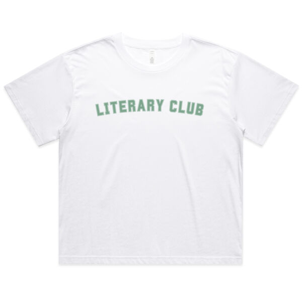 Literary Club Crop Tee Thumbnail