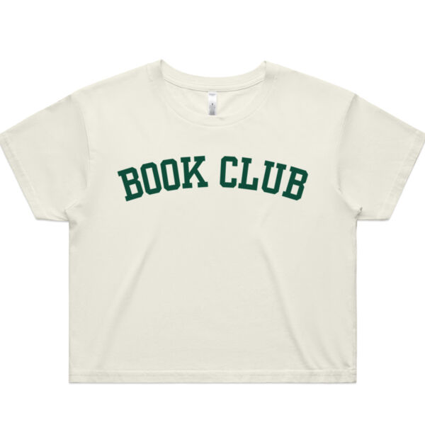 Book Club Crop Tee - Evergreen Thumbnail